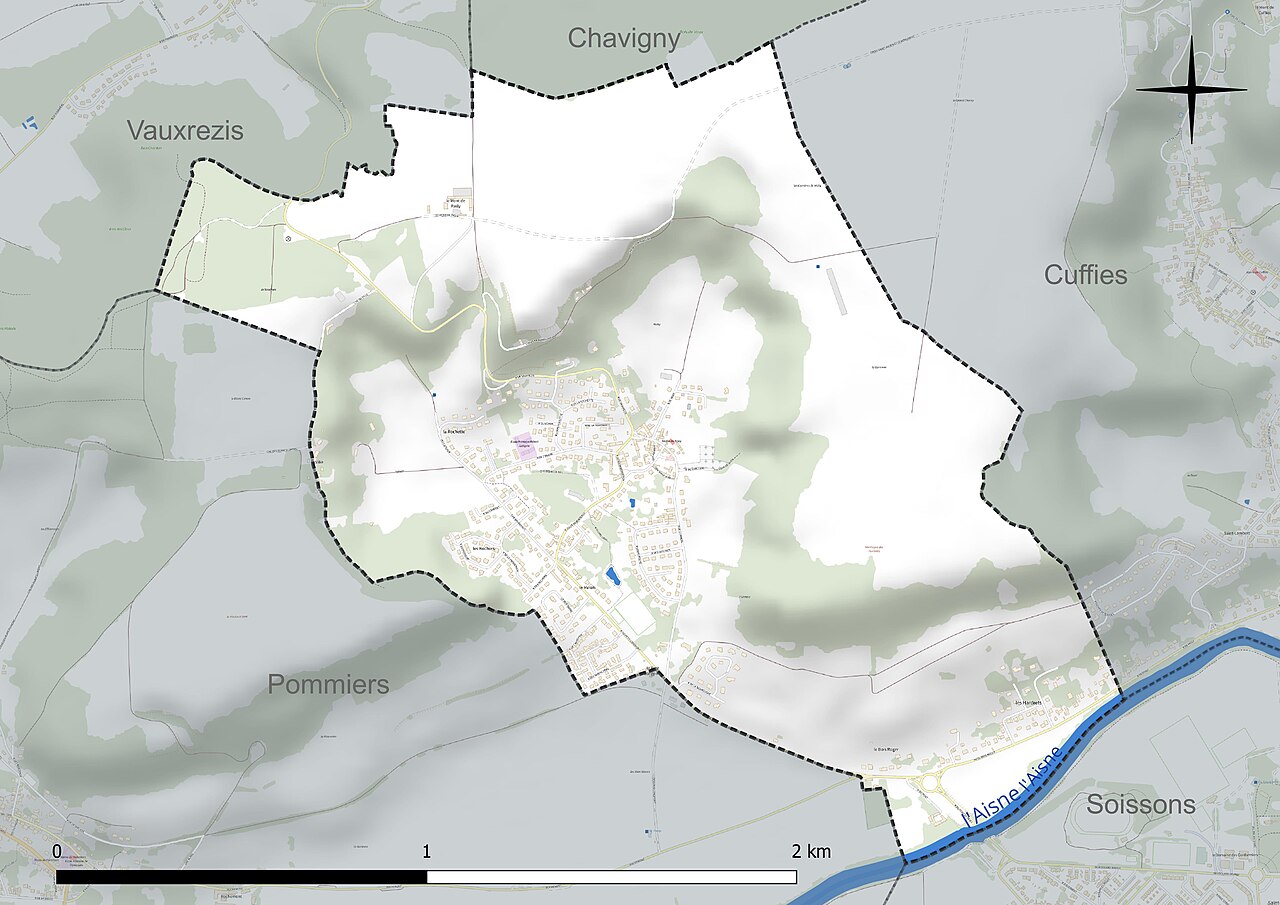 Réseau hydrographique de Pasly.